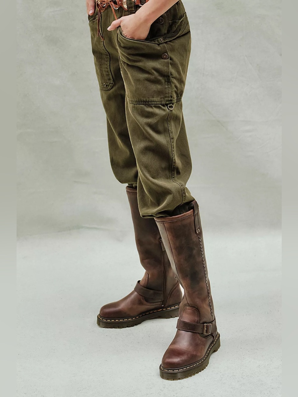 Free People Dr. Martens Anistone Knee-High Boots - Picture 3 of 16